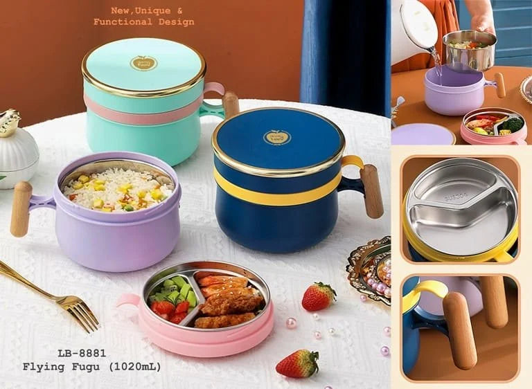 Flying Fugu Insulated Lunch Box - 1020ML