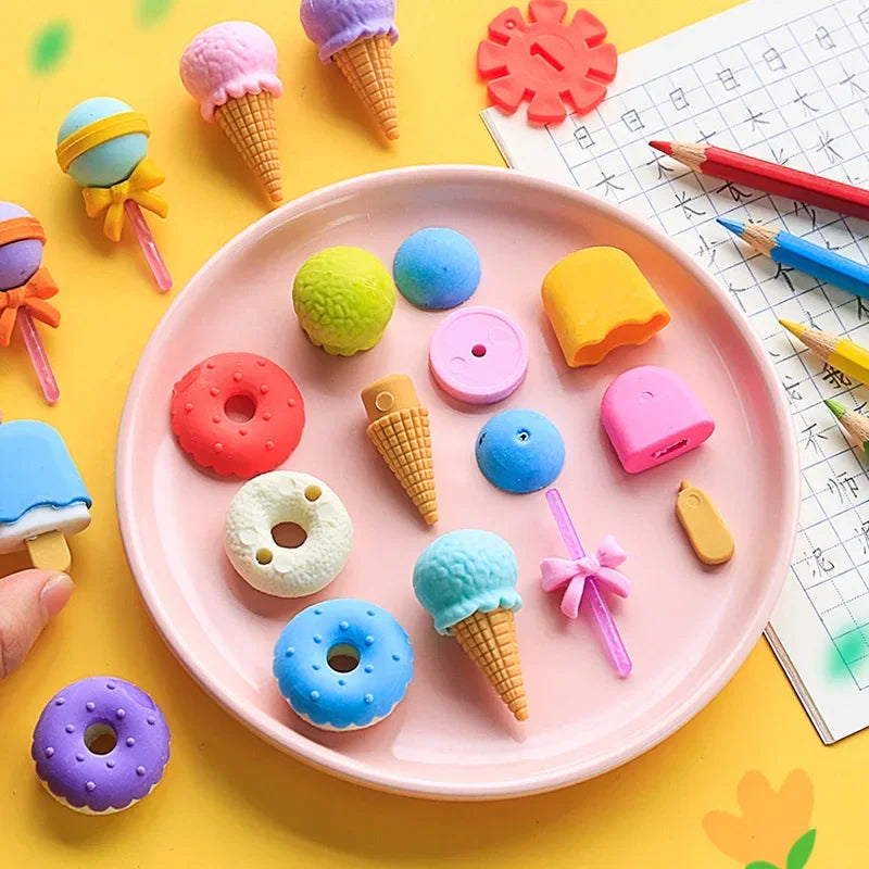 Sweet Treat Erasers - (Pack of 4)