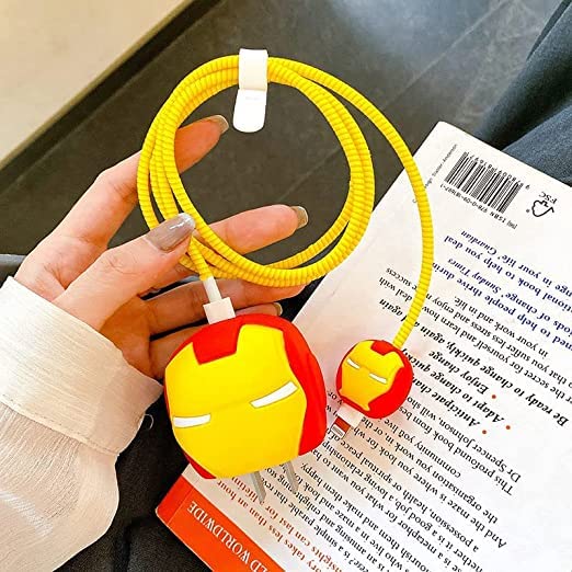 Apple Charger Protective Case - IRON MAN