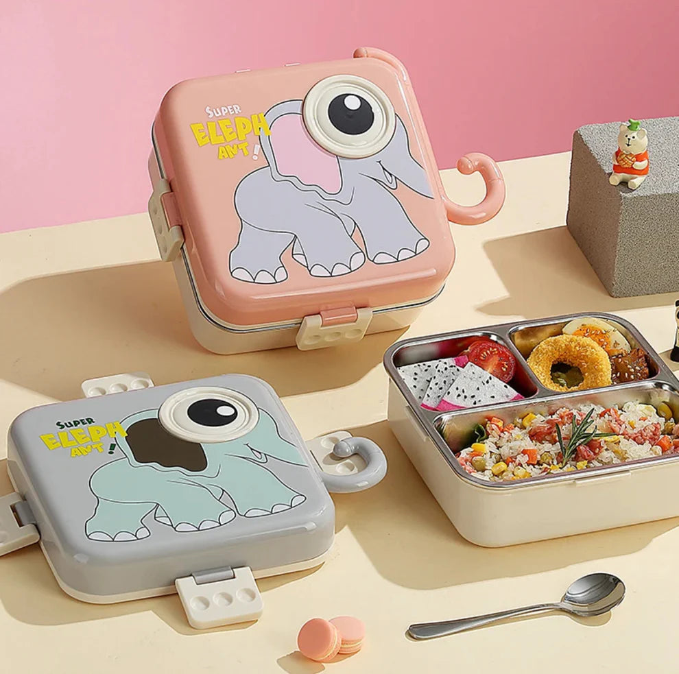 Jumbo Elephant Munch Box - 1120ML + 70ML