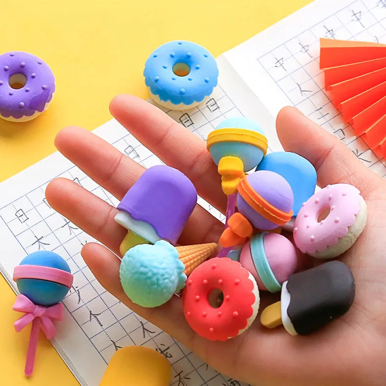 Sweet Treat Erasers - (Pack of 4)