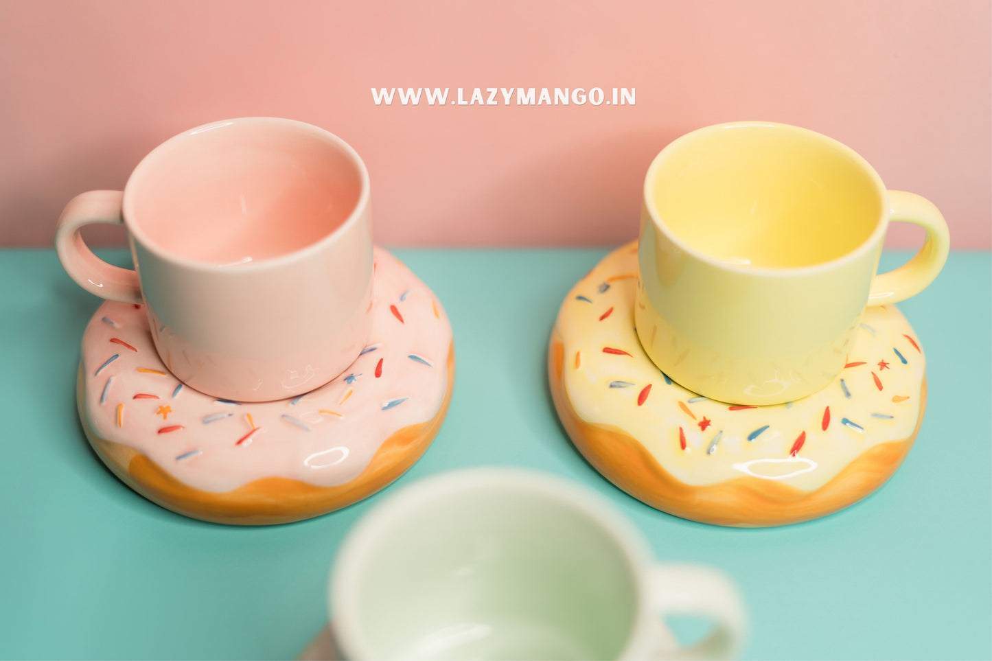 Doughy | Donut Cup and Saucer