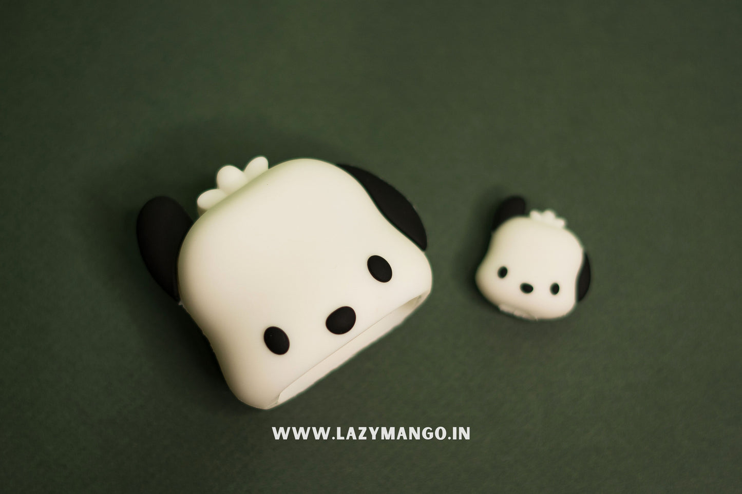 Apple Charger Protective Case - WHITE DOG