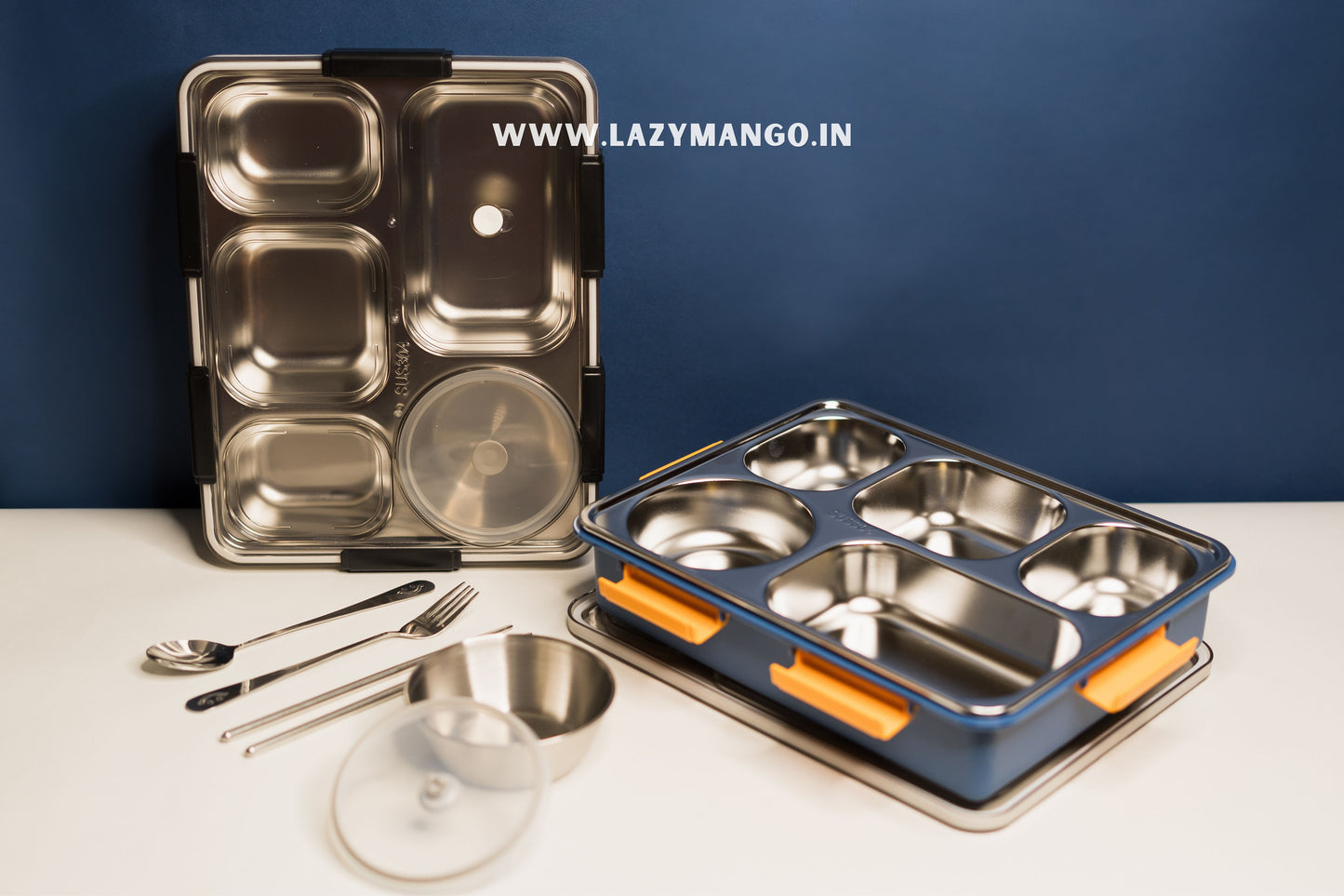 Maharaja Bento - 5 Compartment Bento Box - 1280ML