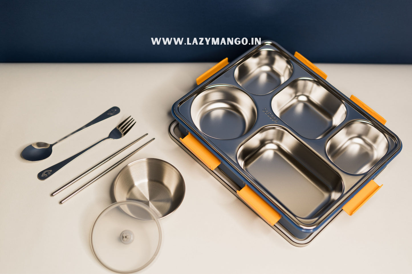 Maharaja Bento - 5 Compartment Bento Box - 1280ML