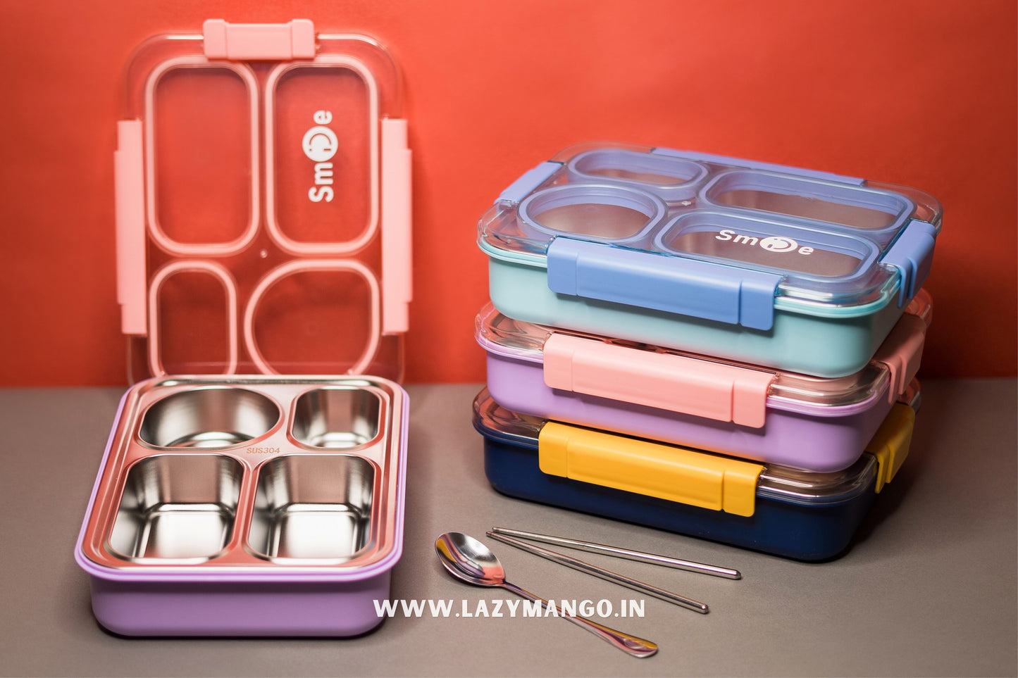 Ultimate Meal Bento Box - 900ML(100% Leak & Spill Proof)