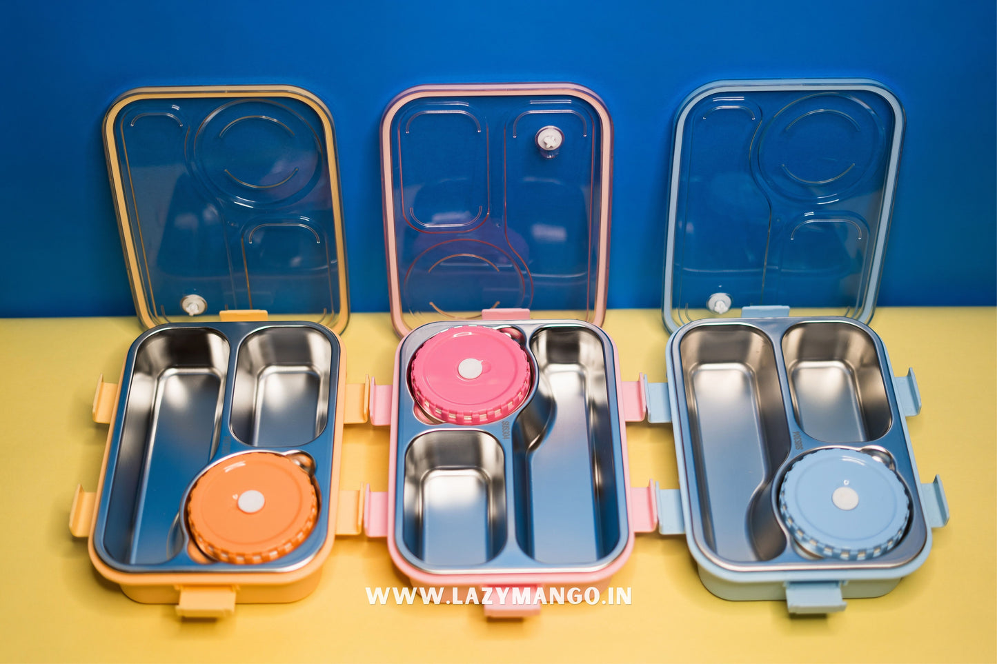 3 Compartment Mofu Tofu Lunch Box- 750ML