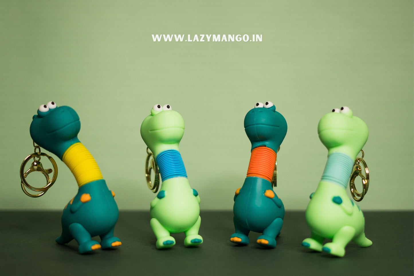 Stretchable Dino Keychains