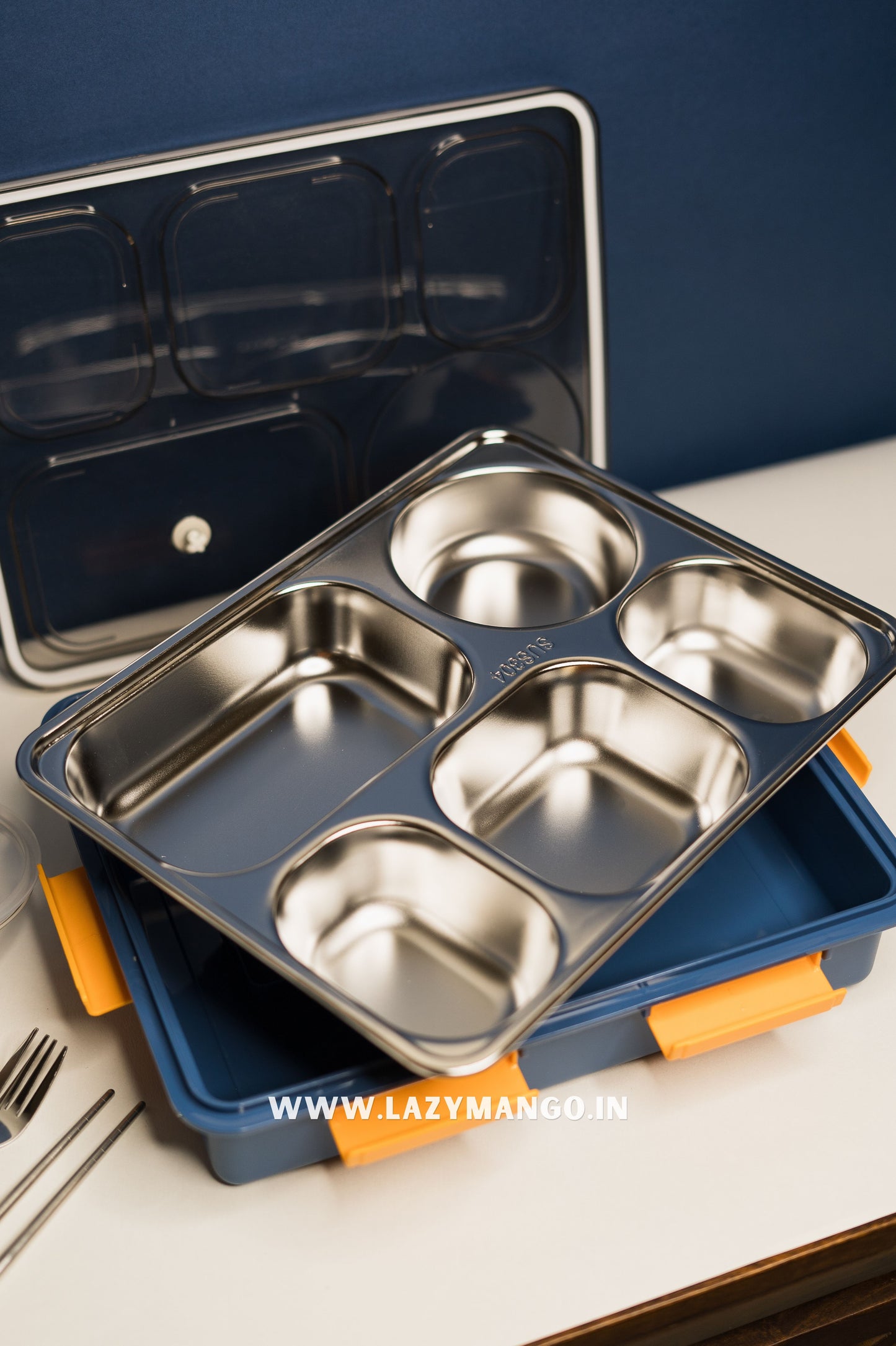 Maharaja Bento - 5 Compartment Bento Box - 1280ML