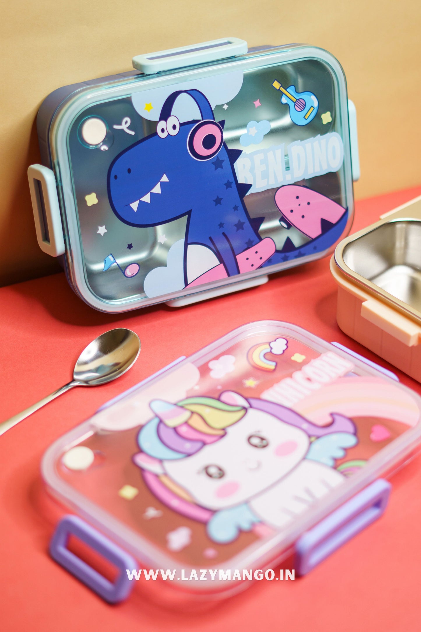 Happy Bites | 3 Compartment Lunch Box -750ML