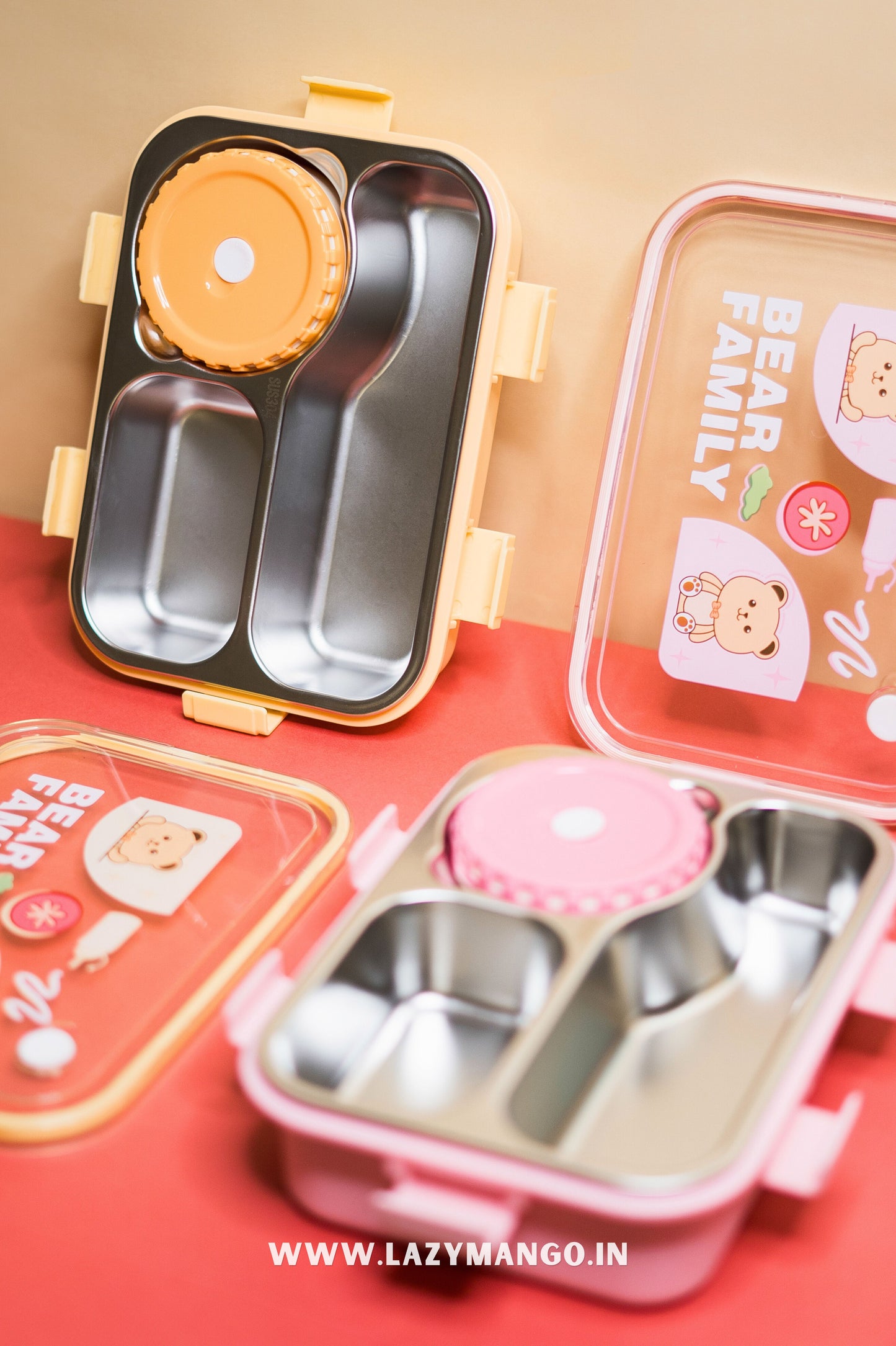 Happy Bear Lunch Box - 750ML