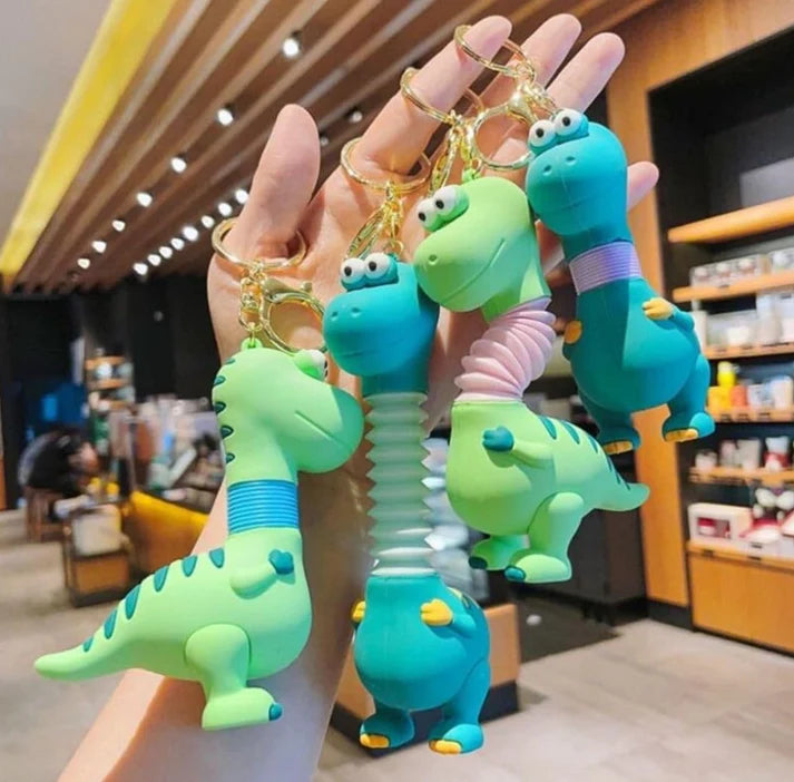 Stretchable Dino Keychains
