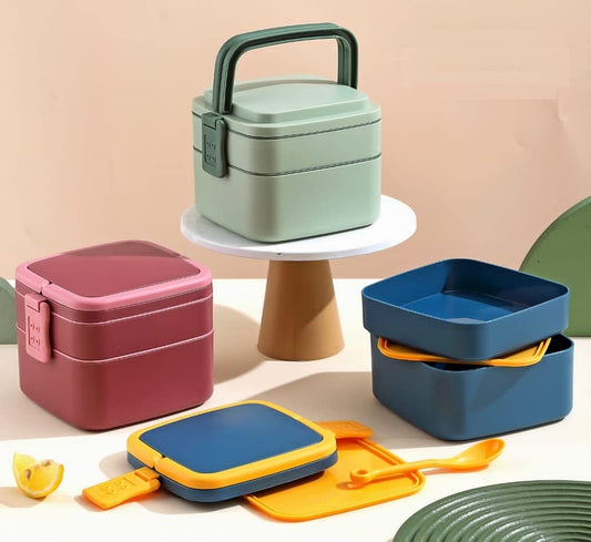 Square Bento | Tiffin Box - 1300ML
