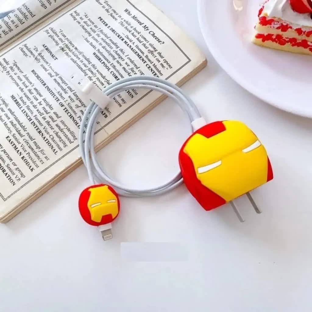 Apple Charger Protective Case - IRON MAN