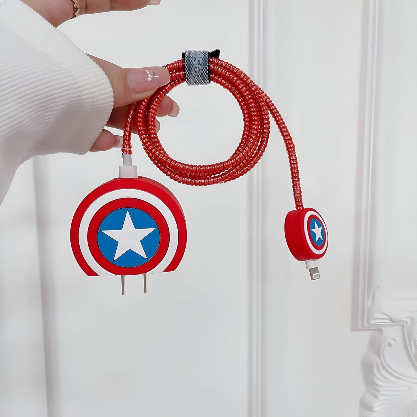 Apple Charger Protective Case - CAPTAIN AMERICA