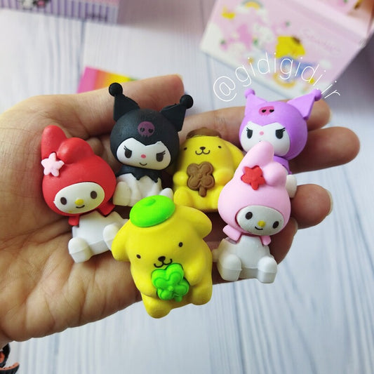 Sanrio Characters Eraser - Pack of 6