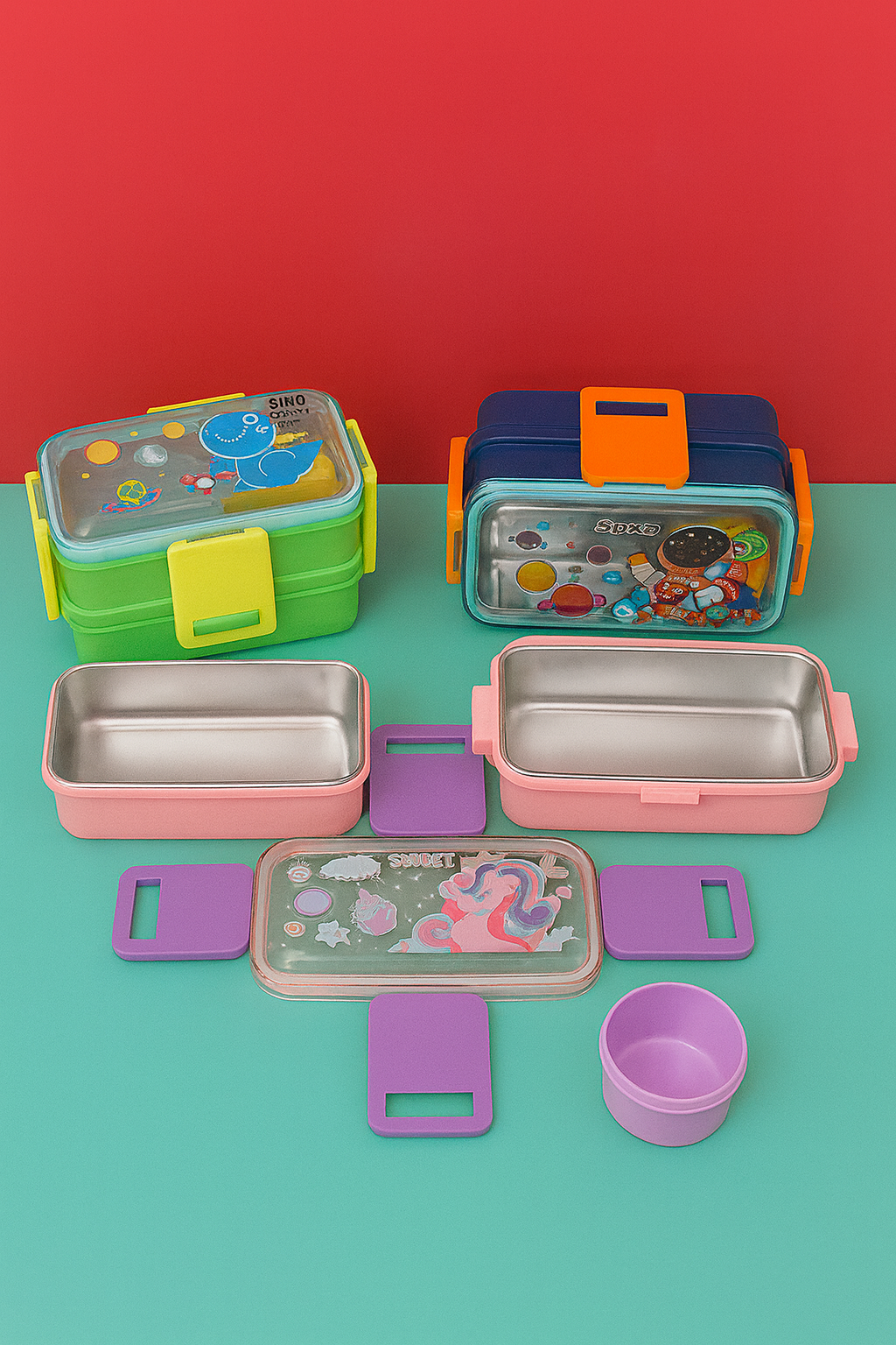 Snack Stack Tiffin Box For Kids