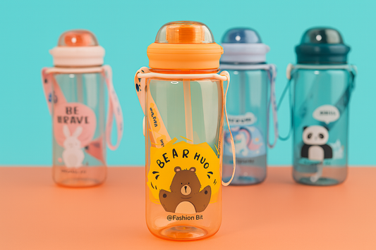 Happy Sip | Animal Design Sippers for Kids - 520ML