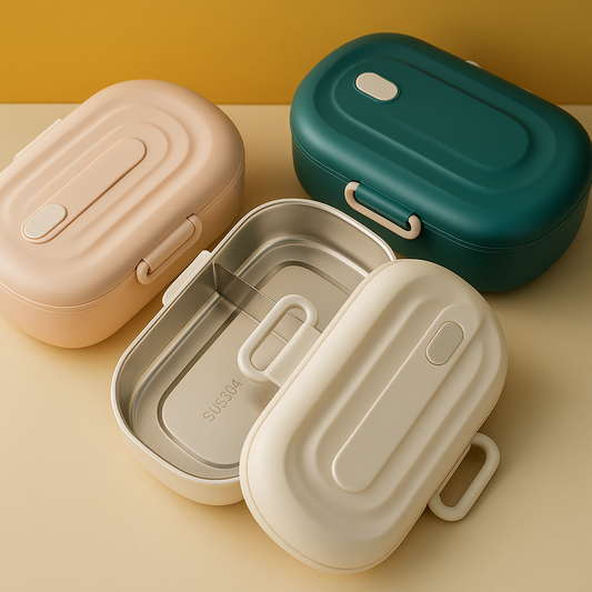 Classic Bento Lunch Box | 2 Compartments - 900ML