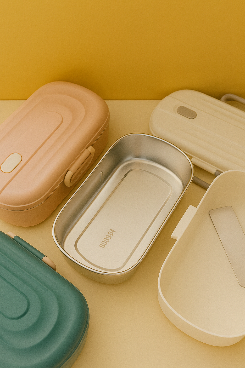 Classic Bento Lunch Box | 2 Compartments - 900ML
