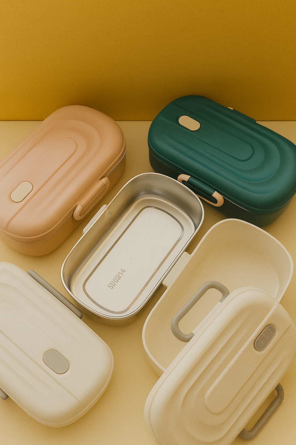 Classic Bento Lunch Box | 2 Compartments - 900ML