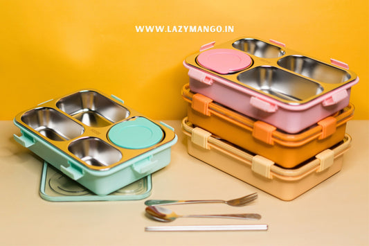 4 Compartment Mofu Tofu Lunch Box- 900ML