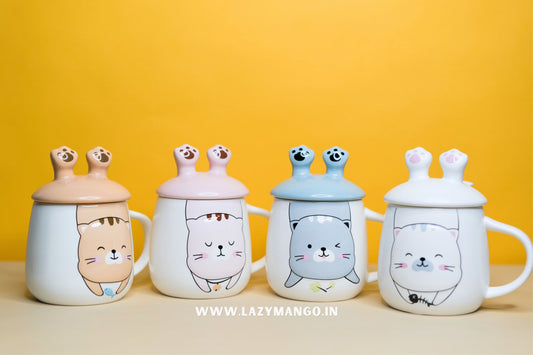 Pawesome ! Ceremic Cat Mug