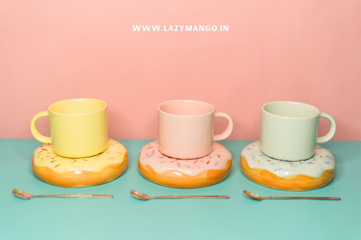 Doughy | Donut Cup and Saucer