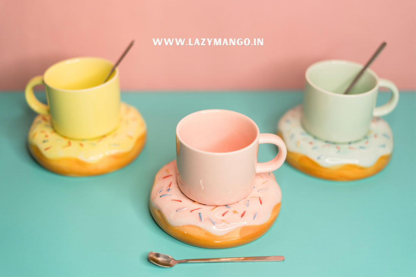 Doughy | Donut Cup and Saucer