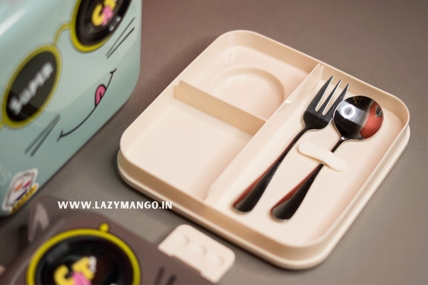 Cute Cat Munch Box - 1120ML + 70ML