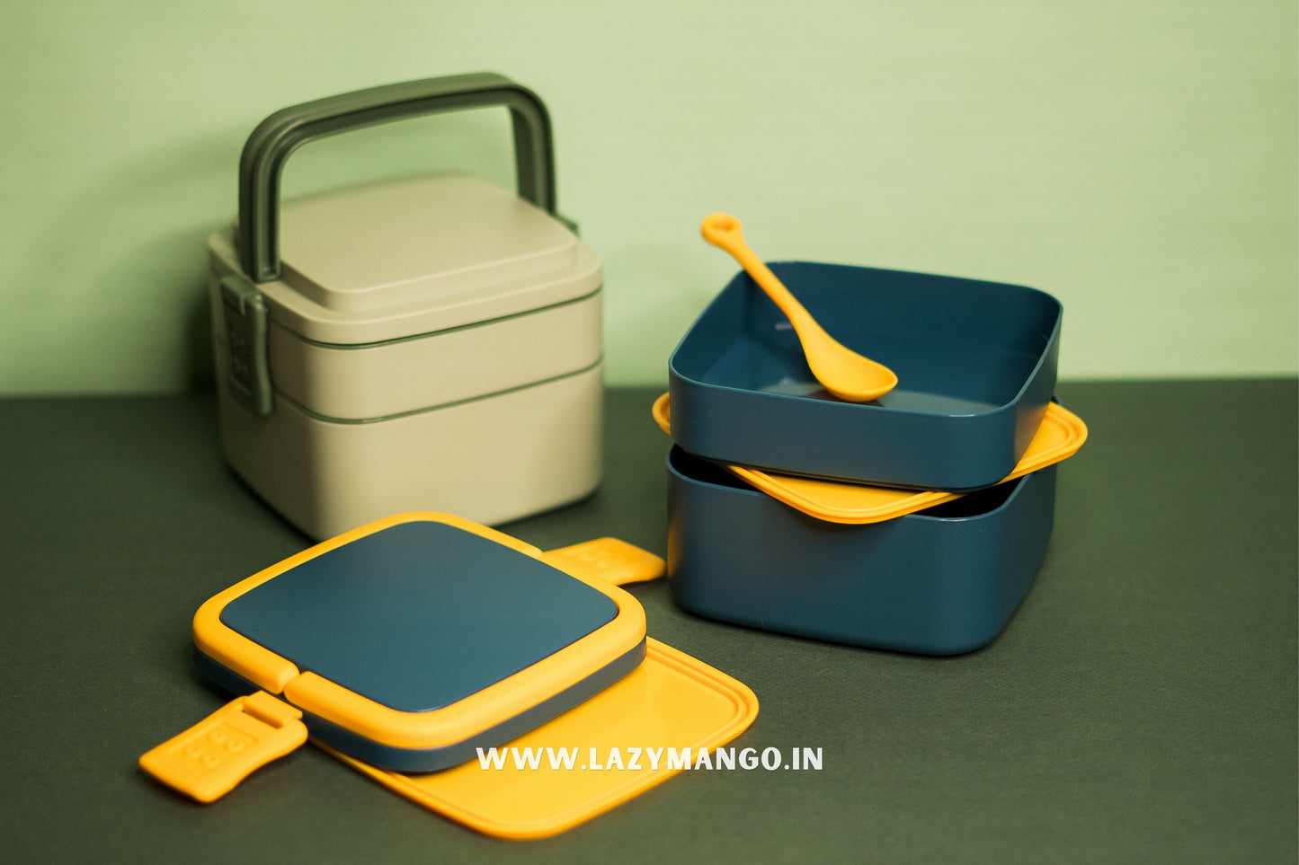 Square Bento | Tiffin Box - 1300ML