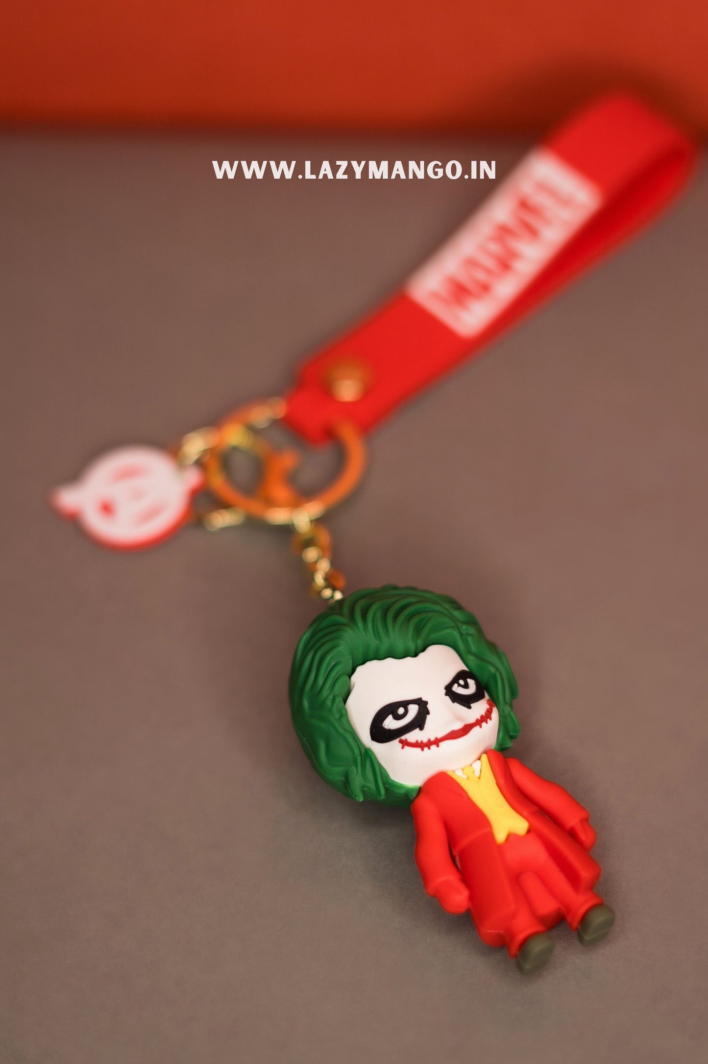 Joker Keychain (Red)